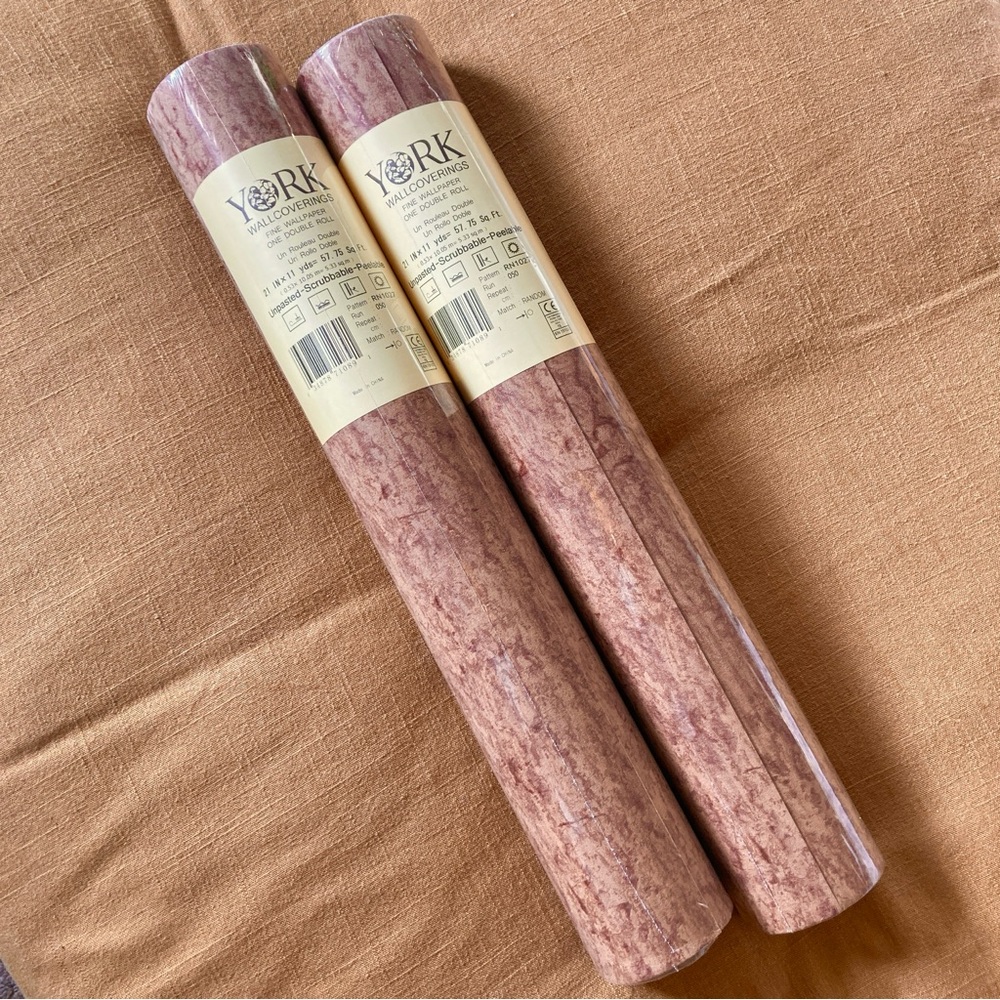 York Wallcoverings sueded cork wallpaper RN1027 115.5 sq ft.